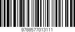 Código de barras (EAN, GTIN, SKU, ISBN): '9788577013111'