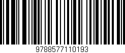 Código de barras (EAN, GTIN, SKU, ISBN): '9788577110193'