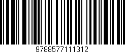 Código de barras (EAN, GTIN, SKU, ISBN): '9788577111312'