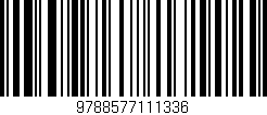 Código de barras (EAN, GTIN, SKU, ISBN): '9788577111336'