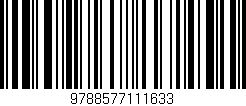 Código de barras (EAN, GTIN, SKU, ISBN): '9788577111633'