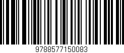 Código de barras (EAN, GTIN, SKU, ISBN): '9788577150083'