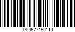 Código de barras (EAN, GTIN, SKU, ISBN): '9788577150113'