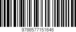 Código de barras (EAN, GTIN, SKU, ISBN): '9788577151646'