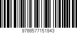 Código de barras (EAN, GTIN, SKU, ISBN): '9788577151943'