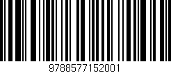 Código de barras (EAN, GTIN, SKU, ISBN): '9788577152001'