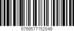 Código de barras (EAN, GTIN, SKU, ISBN): '9788577152049'
