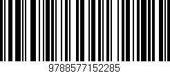 Código de barras (EAN, GTIN, SKU, ISBN): '9788577152285'