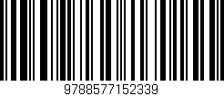 Código de barras (EAN, GTIN, SKU, ISBN): '9788577152339'