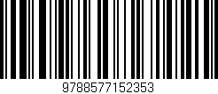 Código de barras (EAN, GTIN, SKU, ISBN): '9788577152353'