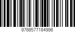Código de barras (EAN, GTIN, SKU, ISBN): '9788577184996'