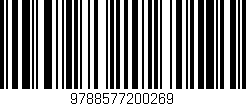 Código de barras (EAN, GTIN, SKU, ISBN): '9788577200269'