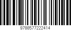 Código de barras (EAN, GTIN, SKU, ISBN): '9788577222414'