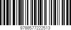 Código de barras (EAN, GTIN, SKU, ISBN): '9788577222513'