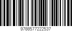 Código de barras (EAN, GTIN, SKU, ISBN): '9788577222537'