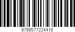 Código de barras (EAN, GTIN, SKU, ISBN): '9788577224418'
