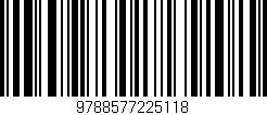 Código de barras (EAN, GTIN, SKU, ISBN): '9788577225118'