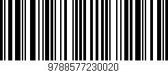 Código de barras (EAN, GTIN, SKU, ISBN): '9788577230020'