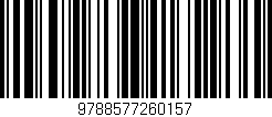 Código de barras (EAN, GTIN, SKU, ISBN): '9788577260157'