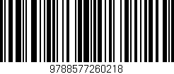 Código de barras (EAN, GTIN, SKU, ISBN): '9788577260218'