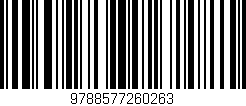 Código de barras (EAN, GTIN, SKU, ISBN): '9788577260263'