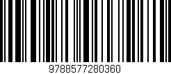 Código de barras (EAN, GTIN, SKU, ISBN): '9788577280360'
