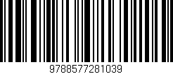 Código de barras (EAN, GTIN, SKU, ISBN): '9788577281039'
