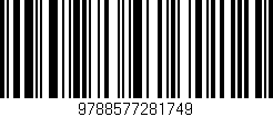 Código de barras (EAN, GTIN, SKU, ISBN): '9788577281749'