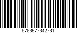 Código de barras (EAN, GTIN, SKU, ISBN): '9788577342761'