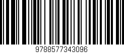 Código de barras (EAN, GTIN, SKU, ISBN): '9788577343096'