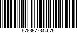 Código de barras (EAN, GTIN, SKU, ISBN): '9788577344079'