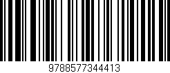 Código de barras (EAN, GTIN, SKU, ISBN): '9788577344413'