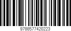 Código de barras (EAN, GTIN, SKU, ISBN): '9788577420223'