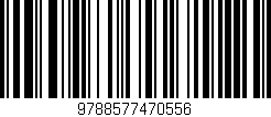 Código de barras (EAN, GTIN, SKU, ISBN): '9788577470556'