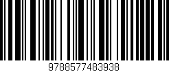 Código de barras (EAN, GTIN, SKU, ISBN): '9788577483938'