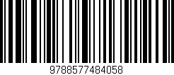 Código de barras (EAN, GTIN, SKU, ISBN): '9788577484058'