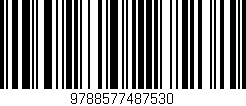 Código de barras (EAN, GTIN, SKU, ISBN): '9788577487530'