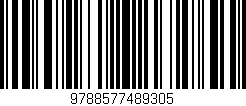 Código de barras (EAN, GTIN, SKU, ISBN): '9788577489305'