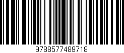 Código de barras (EAN, GTIN, SKU, ISBN): '9788577489718'