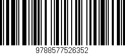 Código de barras (EAN, GTIN, SKU, ISBN): '9788577526352'