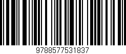 Código de barras (EAN, GTIN, SKU, ISBN): '9788577531837'