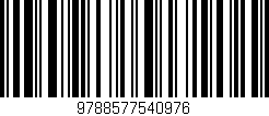 Código de barras (EAN, GTIN, SKU, ISBN): '9788577540976'