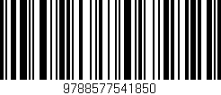 Código de barras (EAN, GTIN, SKU, ISBN): '9788577541850'