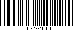 Código de barras (EAN, GTIN, SKU, ISBN): '9788577610891'