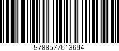 Código de barras (EAN, GTIN, SKU, ISBN): '9788577613694'