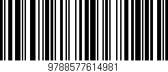 Código de barras (EAN, GTIN, SKU, ISBN): '9788577614981'