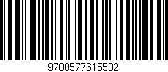 Código de barras (EAN, GTIN, SKU, ISBN): '9788577615582'