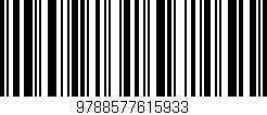 Código de barras (EAN, GTIN, SKU, ISBN): '9788577615933'