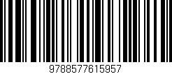 Código de barras (EAN, GTIN, SKU, ISBN): '9788577615957'