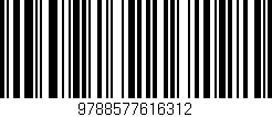 Código de barras (EAN, GTIN, SKU, ISBN): '9788577616312'